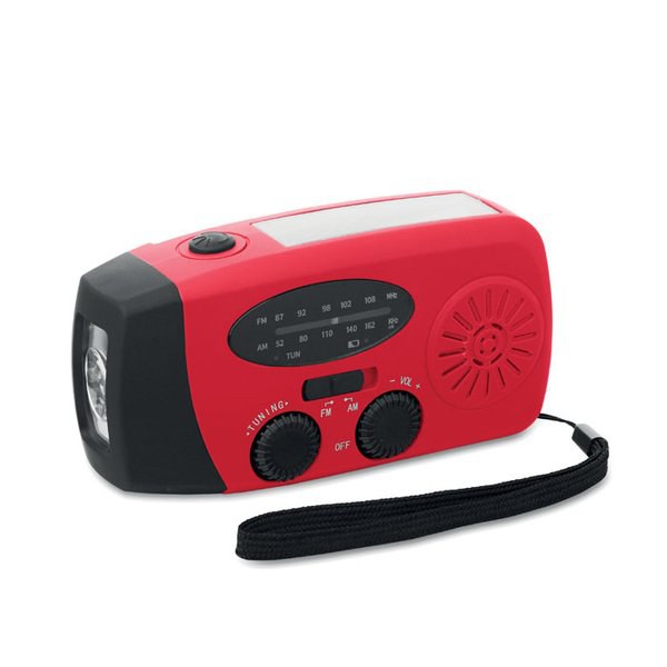 ONDA Draagbare radio met LED lamp - GiftRetail MO2746