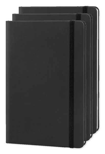 Pak van 30 Goya 30083 - A5 Notitieboek met PU Omslag en Elastiek LUXE