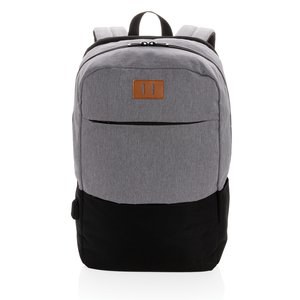 XD Collection P760.05 - Modern 15.6" USB & RFID laptop backpack PVC free