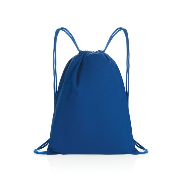 XD Collection P762.63 - Impact AWARE™ gerecycled katoenen rugzak met trekkoord 145gr