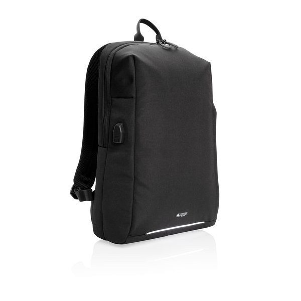 Swiss Peak P763.16 - Swiss Peak AWARE™ RFID and USB A laptop rugzak