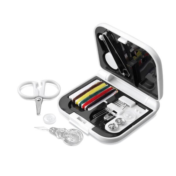 SASTRE Handige Compacte Naaikit in Kunststof Doos - GiftRetail IT3552