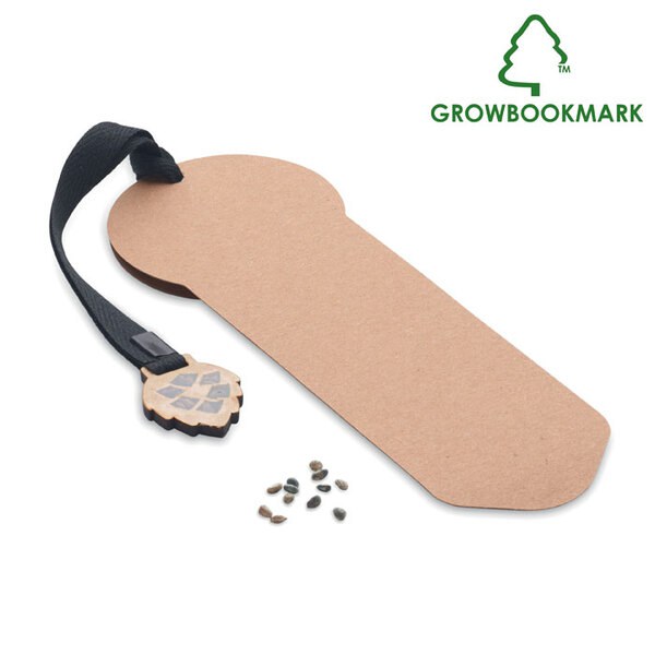 GROWBOOKMARK™ Bladwijzer pijnboomzaad - GiftRetail MO6226