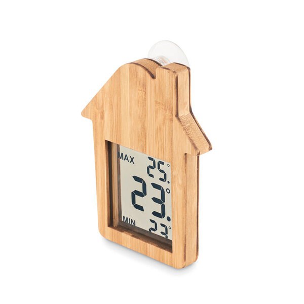 HISA Bamboe weerstation - GiftRetail MO6468