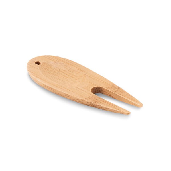 BOGEY Eco-Friendly Bamboo Golf Divot Repair Tool - GiftRetail MO6523