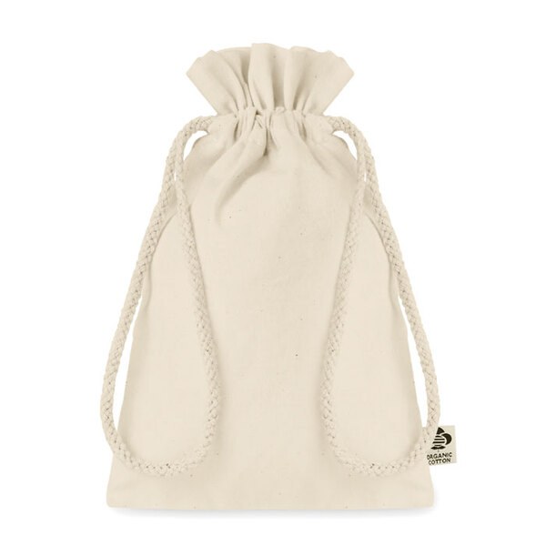 AMBER SMALL Klein biokatoen geschenkzakje - GiftRetail MO6634
