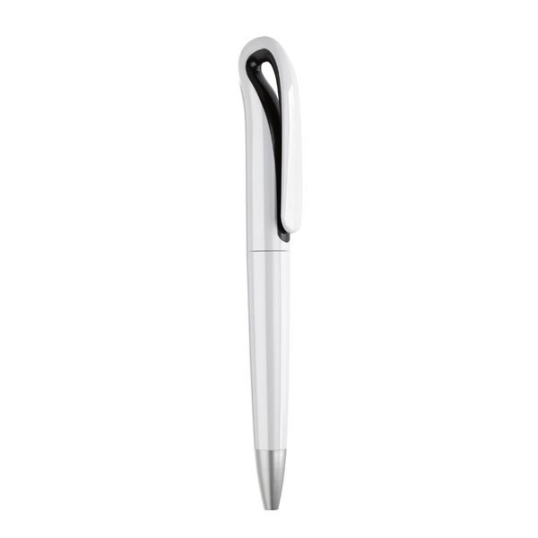 WHITESWAN ABS Stijlvolle ABS Twist Balpen met Blauwe Inkt - GiftRetail MO7793