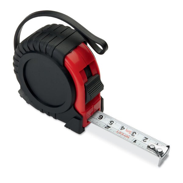 MIA Professionele 5m Meetlint met Grijze ABS Behuizing - GiftRetail MO8238