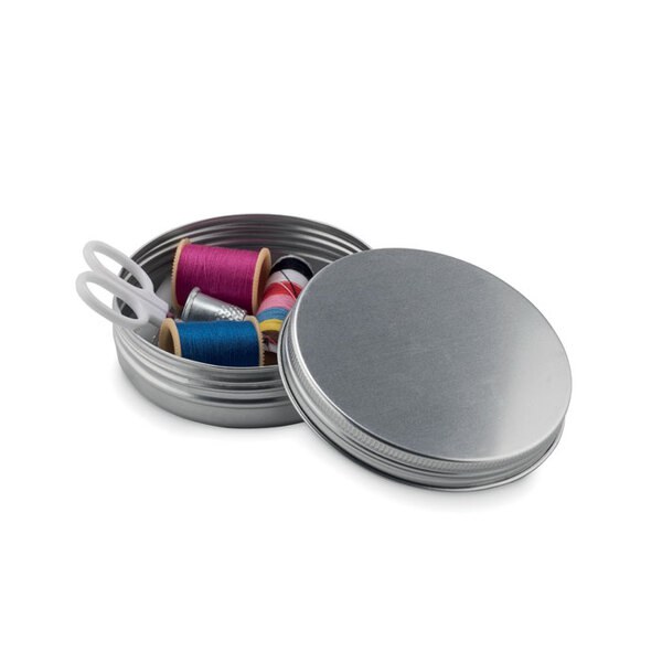 CUCIRE Compacte Naaikit in Blik voor Reizen en Thuis - GiftRetail MO8977