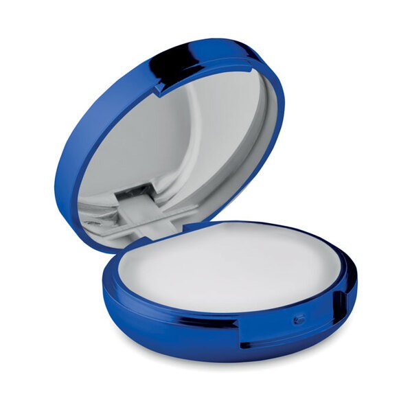 DUO MIRROR Metallic Finish Lip Balm with Mirror Lid SPF10 - GiftRetail MO9374