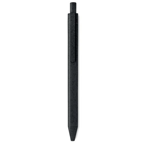 PECAS Eco-Friendly Wheat Straw and ABS Push Button Pen - GiftRetail MO9614