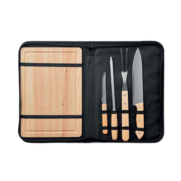 GRILLE 4-Delige BBQ accessoire set - GiftRetail MO9686