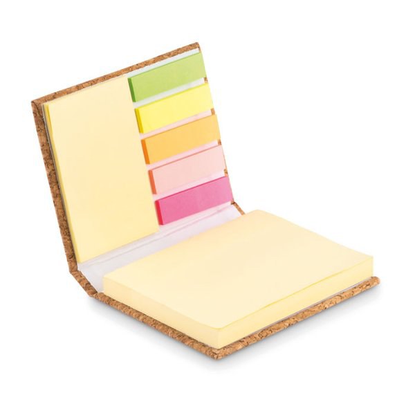 VISIONCORK Memoboekje kurk - GiftRetail MO9855