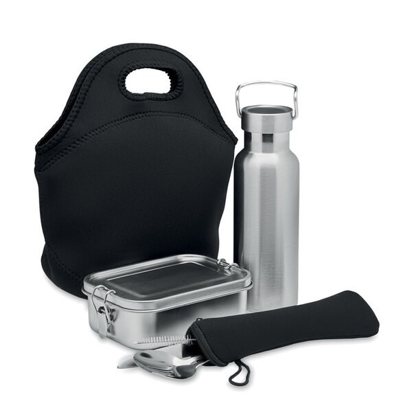 ILY Lunchset in roestvrij staal - GiftRetail MO6765