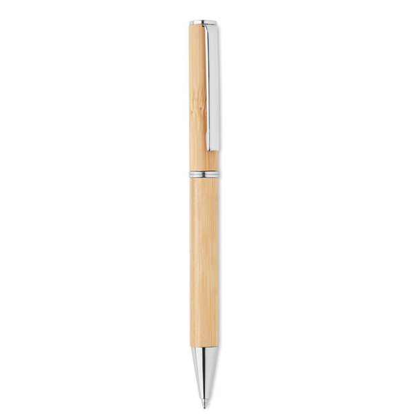 NAIRA Milieuvriendelijke Bamboe Twist Balpen - GiftRetail MO6821