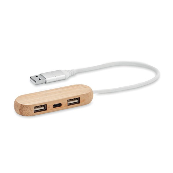 VINA C Hub USB a 3 porte - GiftRetail MO6848