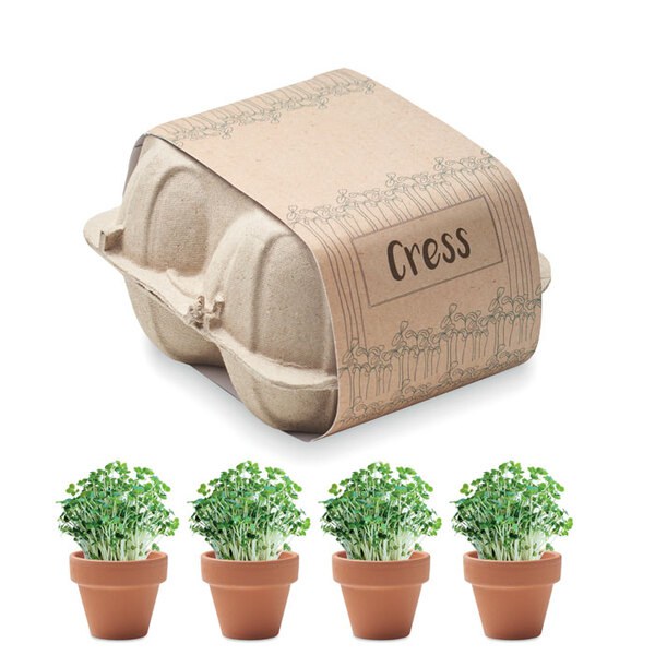 CRESS Kit di coltivazione in cartone - GiftRetail MO6886