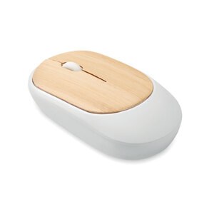 CURVY BAM Bamboe draadloze muis - GiftRetail MO2085