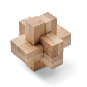 SQUARENATS Bamboe breinbreker puzzel - GiftRetail MO6988