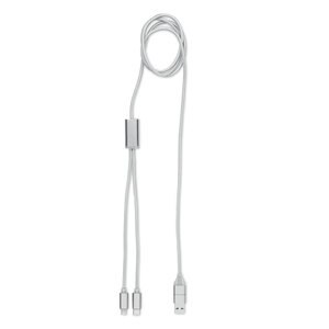 CABLONG 2 in 1 lange oplaadkabel - GiftRetail MO2081