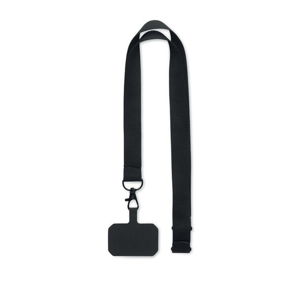 AMESTE Polyester Phone Holder Lanyard with Safety Buckle - GiftRetail MO2120
