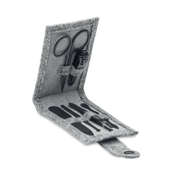 NAILKIT FELT RPET vilt 6-delige manicureset