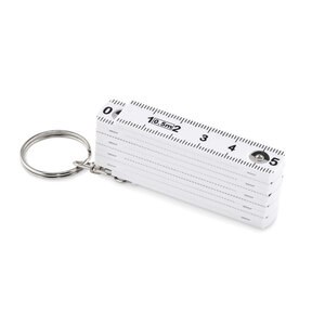 FUSTER Compact Carpenter's Folding Ruler Keychain 50cm - GiftRetail MO2238