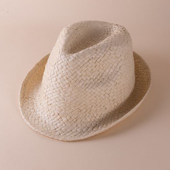 Goya 38055 - Unisex Short Brim Wicker Hat MADEIRA