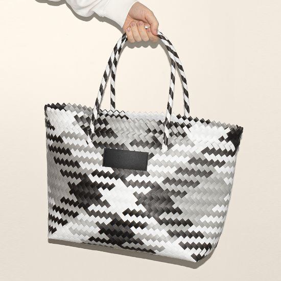 Goya 39031 - Large Capacity Braided Plastic Beach Bag COAST