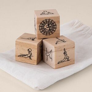 Goya 50627 - Yoga Spel met 4 Dobbelstenen en Katoenen Tas KALI