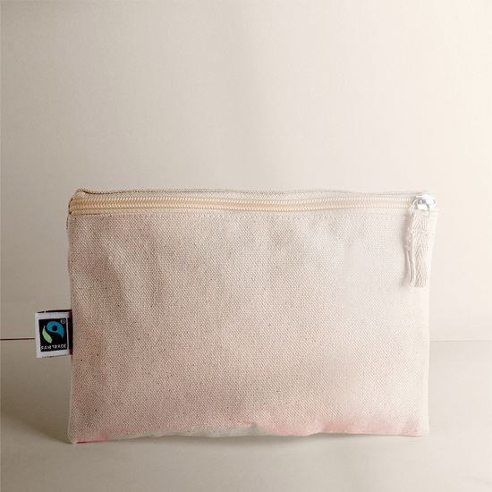 Goya 50684F - Spain-Made Fairtrade Cotton Toilet Bag FAIRTRADE