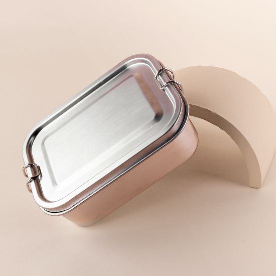 Stainless Steel Lunch Box 700ml Snap LEMON