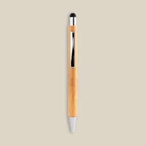 Goya 52068 - Duurzame Bamboe Pen met Stylus & Metalen Clip GAZE