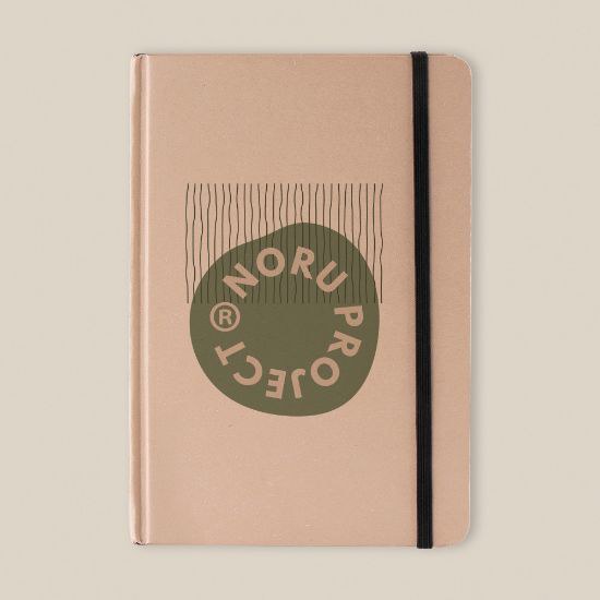 Goya 52575 - A5 Grass Paper Notebook with Elastic HILLIER