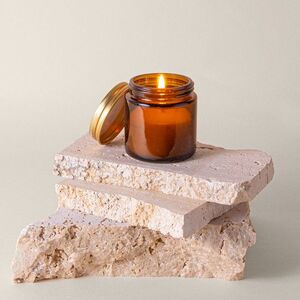 Goya 53539 - Metallic Cover Candle, Paraffin & Vegetal Wax, 75gr TULIPE