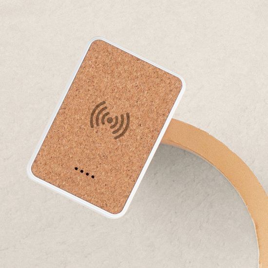 Goya 53551 - Duurzame Powerbank 5000mAh - Draadloos, Dubbele USB AURA