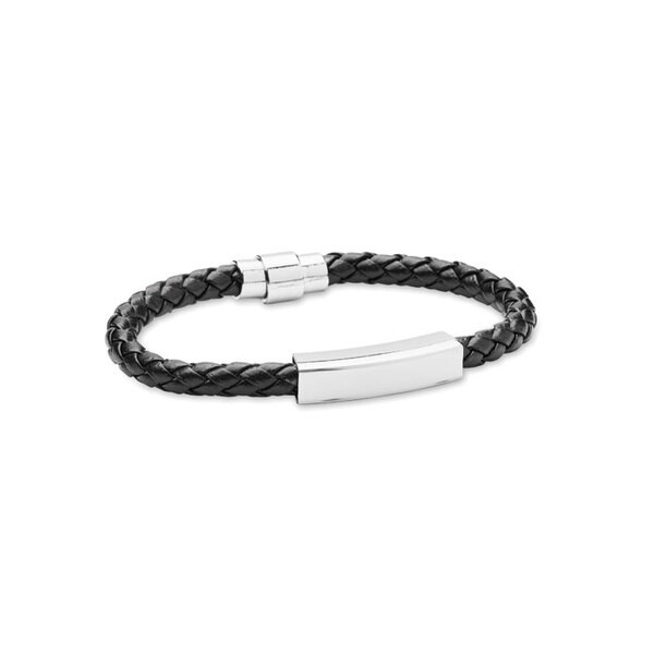 FAULETI Braided faux leather bracelet - GiftRetail MO2377