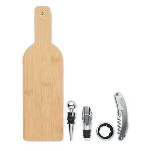 VINOVAULT SET Wijnset in flesvorm - GiftRetail MO2381