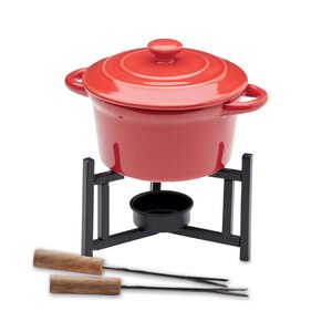 BIG KASE Keramische fondueset 300ml - GiftRetail MO2386