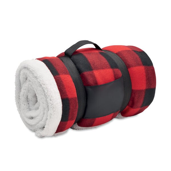 SHERMATT RPET sherpa fleecedeken - GiftRetail MO2394