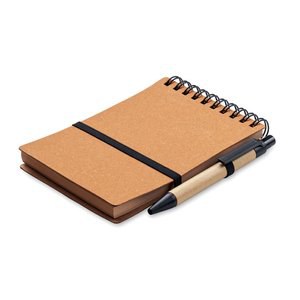 NOTIE B7 Gerecycled notitieboek met balp - GiftRetail MO2481