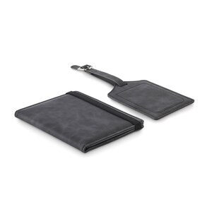 JETTAG Paspoort en bagagelabel set - GiftRetail MO2535
