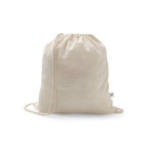 Drawstring bag in recycled cotton (70%) and polyester (30% rPET) (150 g/m²) - Egotier 92392