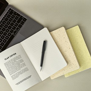 Lewis A5 Notebook Corn Husk cover. 80gsm 196 pages - Aodaci ANT026
