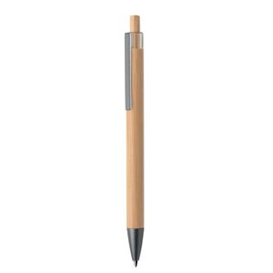 ITEA Bamboe balpen met drukknop - GiftRetail MO2595