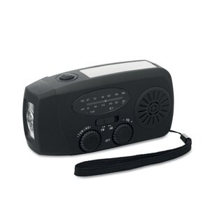 ONDA Draagbare radio met LED lamp - GiftRetail MO2746