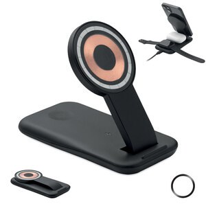 PENDOLESS 3-in-1 draadloze oplader 15W - GiftRetail MO2749