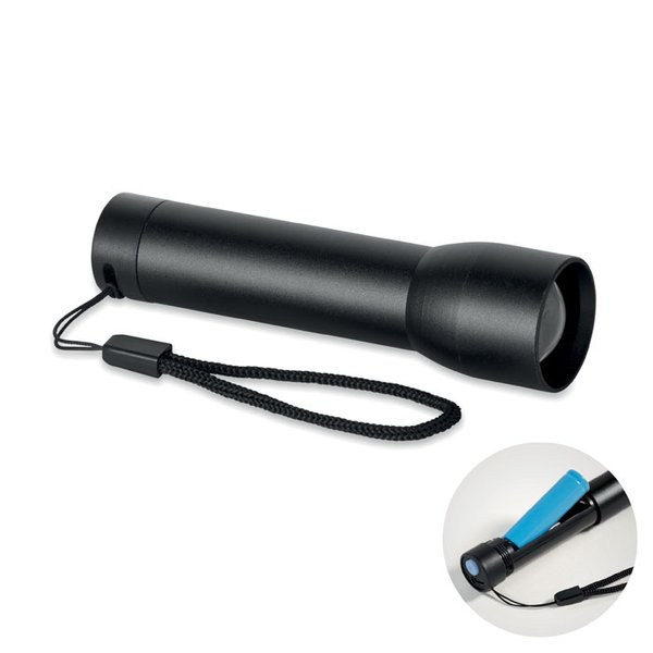 LUMEZO Aluminium oplaadbare zaklamp - GiftRetail MO2991