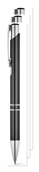 Aluminium balpen met clip