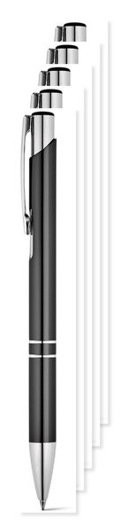 Aluminium balpen met clip